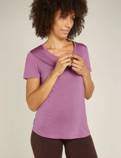 Icebreaker T-shirts & Tanks^Women's Merino Blend 125 Cool-Lite™ Sphere Short Sleeve Scoop T-Shirt Deco