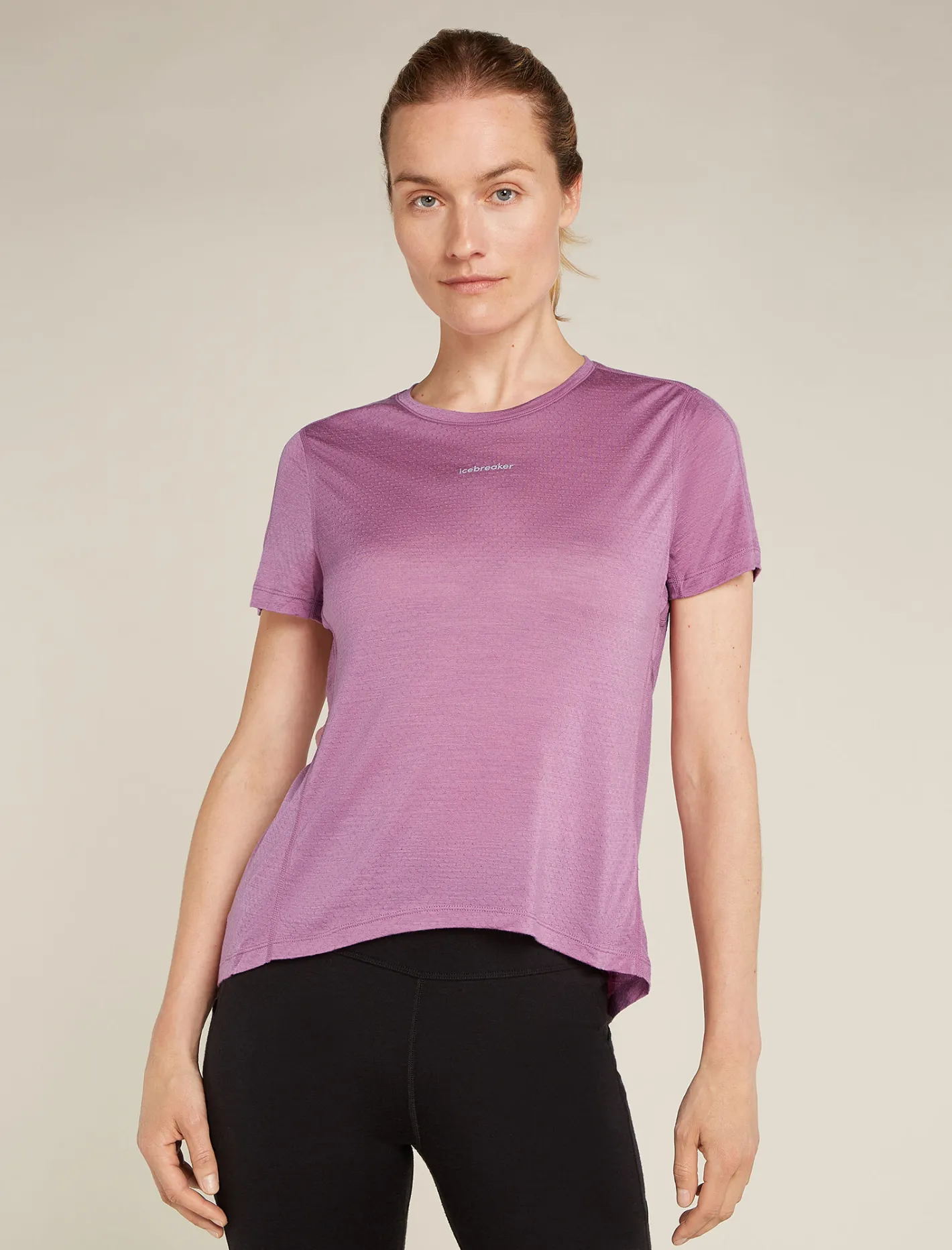 Icebreaker T-shirts & Tanks^Women's Merino Blend 125 Cool-Lite™ Speed Short Sleeve Slit Back T-Shirt Deco