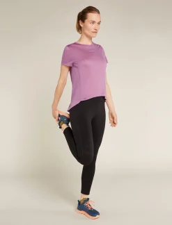 Icebreaker T-shirts & Tanks^Women's Merino Blend 125 Cool-Lite™ Speed Short Sleeve Slit Back T-Shirt Deco