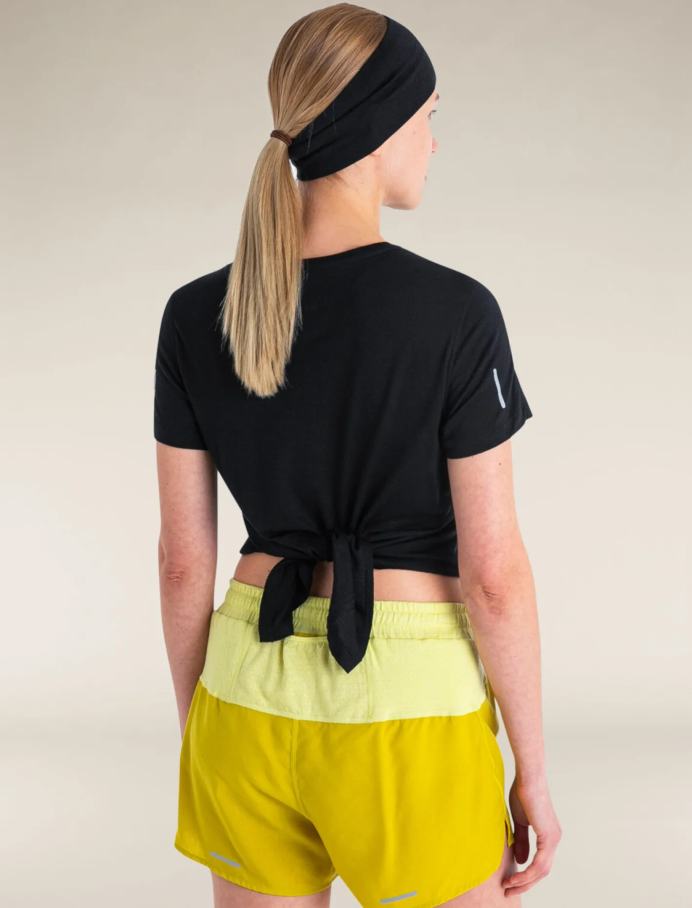 Icebreaker T-shirts & Tanks^Women's Merino Blend 125 Cool-Lite™ Speed Short Sleeve Slit Back T-Shirt Black