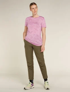 Icebreaker T-shirts & Tanks^Women's Merino Blend 125 Cool-Lite™ Sphere Short Sleeve T-Shirt Cloud Dye Deco