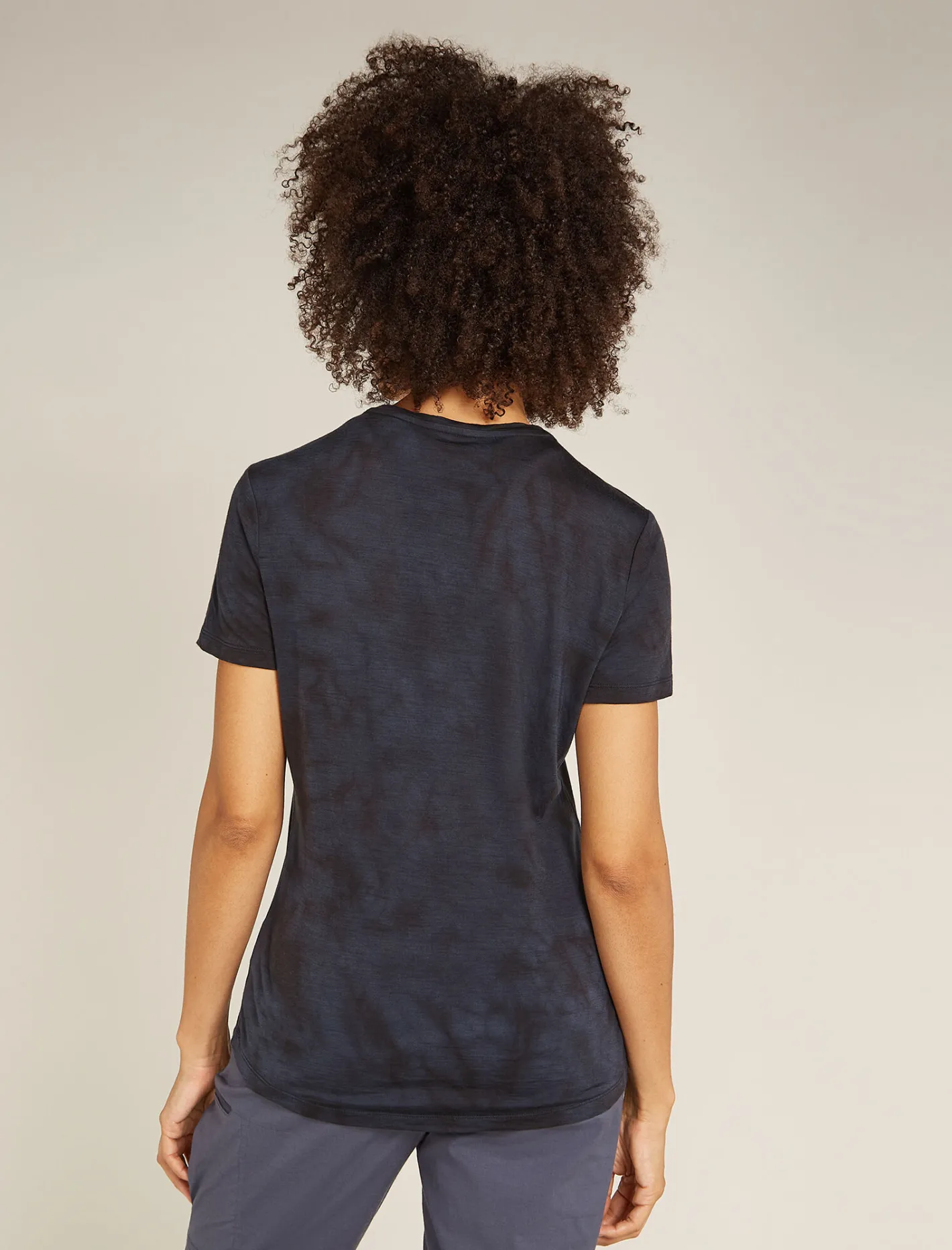 Icebreaker T-shirts & Tanks^Women's Merino Blend 125 Cool-Lite™ Sphere Short Sleeve T-Shirt Cloud Dye Graphite/Black