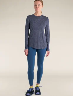Icebreaker T-shirts & Tanks^Women's Merino Blend 125 Cool-Lite™ Sphere Long Sleeve T-Shirt MidnightNavyHeather