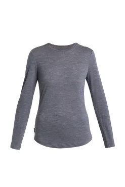 Icebreaker T-shirts & Tanks^Women's Merino Blend 125 Cool-Lite™ Sphere Long Sleeve T-Shirt MidnightNavyHeather