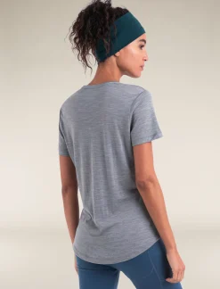 Icebreaker T-shirts & Tanks^Women's Merino Blend 125 Cool-Lite™ Sphere Short Sleeve T-Shirt MetroHeather