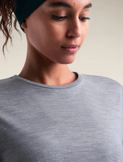 Icebreaker T-shirts & Tanks^Women's Merino Blend 125 Cool-Lite™ Sphere Short Sleeve T-Shirt MetroHeather