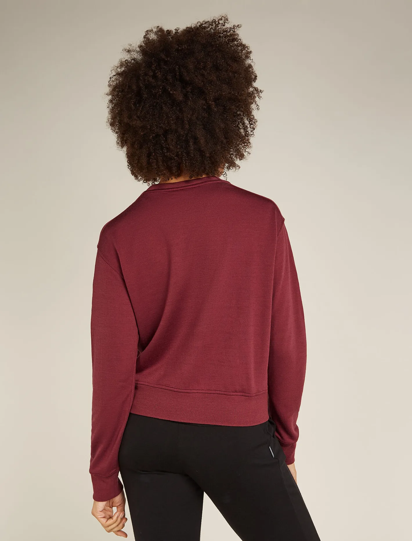 Icebreaker Jumpers & Hoodies^Women's Merino Blend 200 Crush Long Sleeve Sweatshirt Port