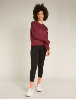 Icebreaker Jumpers & Hoodies^Women's Merino Blend 200 Crush Long Sleeve Sweatshirt Port