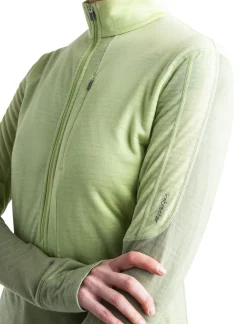 Icebreaker Jumpers & Hoodies^Women's Merino Blend 200 Realfleece™ Descender Long Sleeve Half Zip Jacket Glazen/Lichen