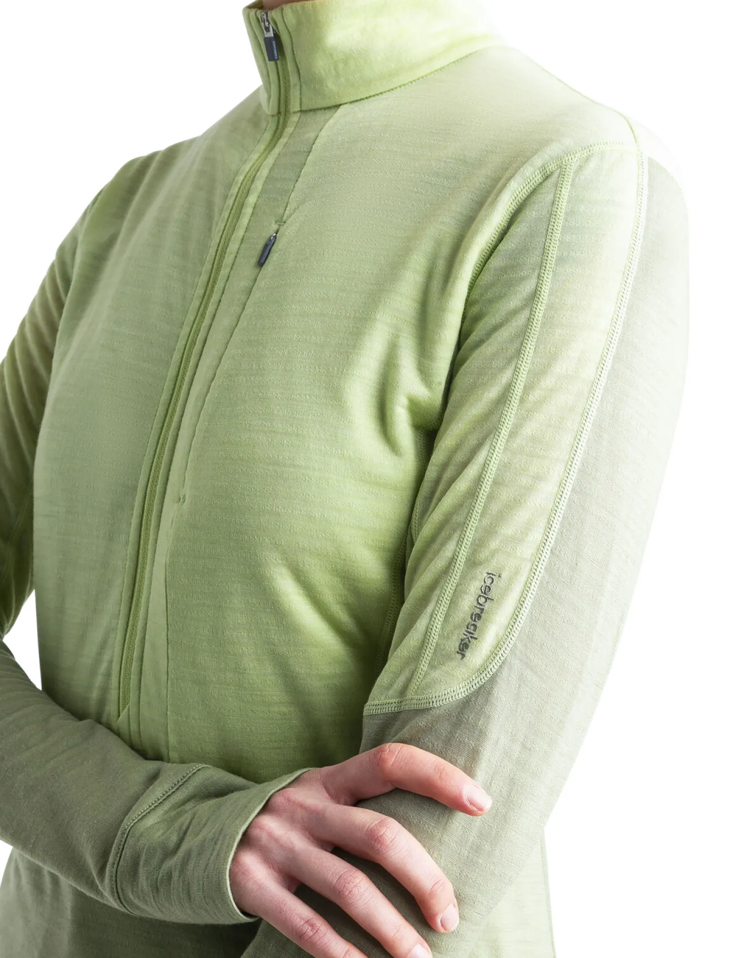 Icebreaker Jumpers & Hoodies^Women's Merino Blend 200 Realfleece™ Descender Long Sleeve Half Zip Jacket Glazen/Lichen