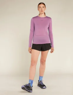 Icebreaker T-shirts & Tanks^Women's Merino Blend 125 ZoneKnit™ Energy Wind Long Sleeve T-Shirt Deco