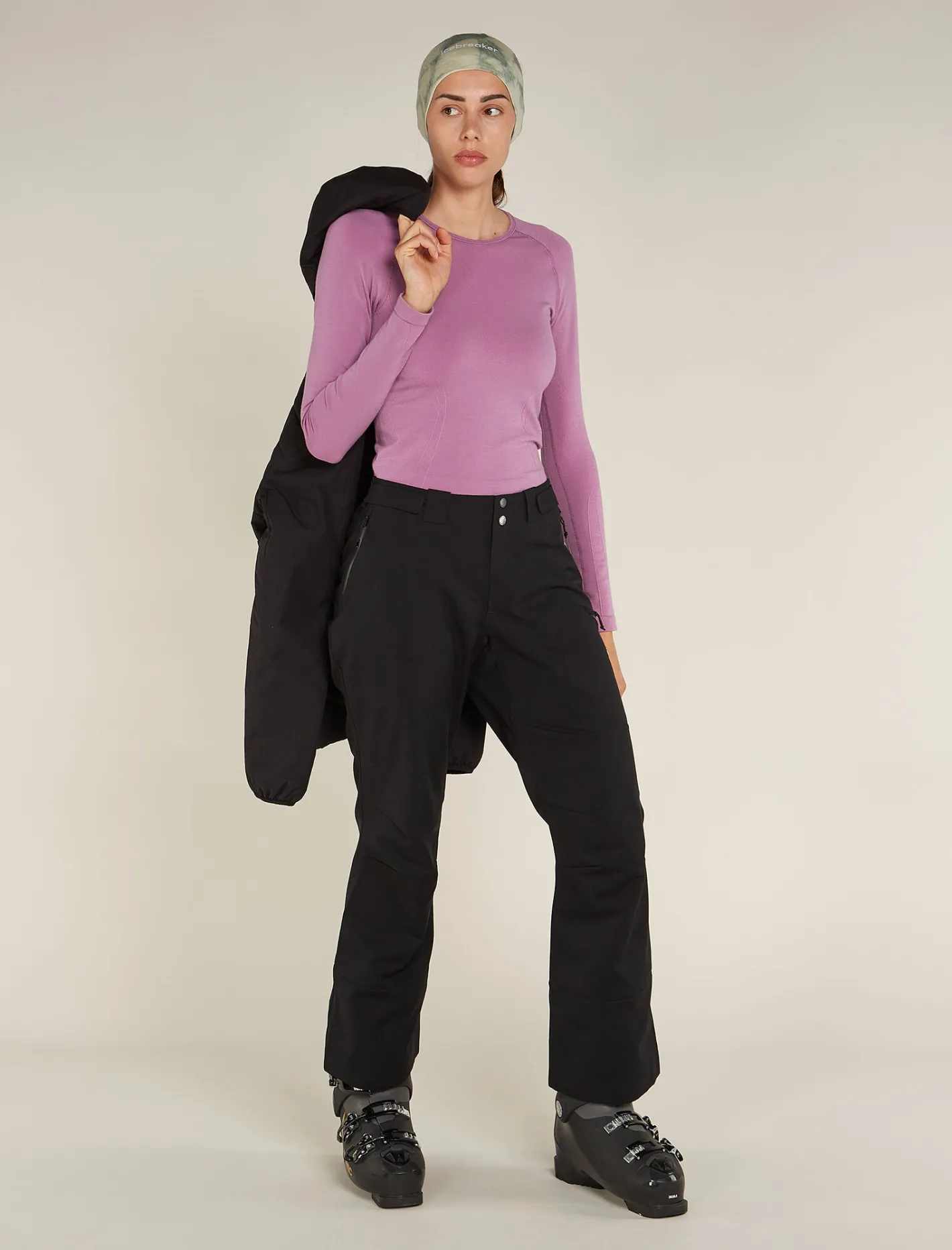 Icebreaker T-shirts & Tanks^Women's Merino Blend 260 ZoneKnit™ Seamless Long Sleeve Crewe Thermal Top Deco