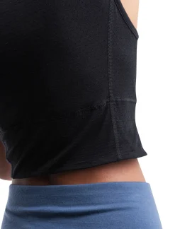 Icebreaker T-shirts & Tanks^Women's Merino Blend 125 ZoneKnit™ Energy Wind Cropped Bra-Tank Black