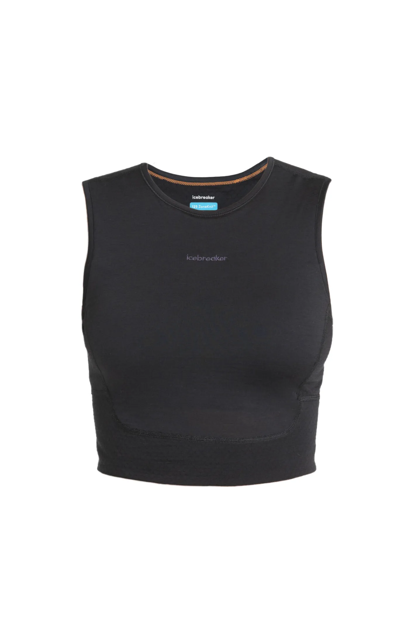 Icebreaker T-shirts & Tanks^Women's Merino Blend 125 ZoneKnit™ Energy Wind Cropped Bra-Tank Black