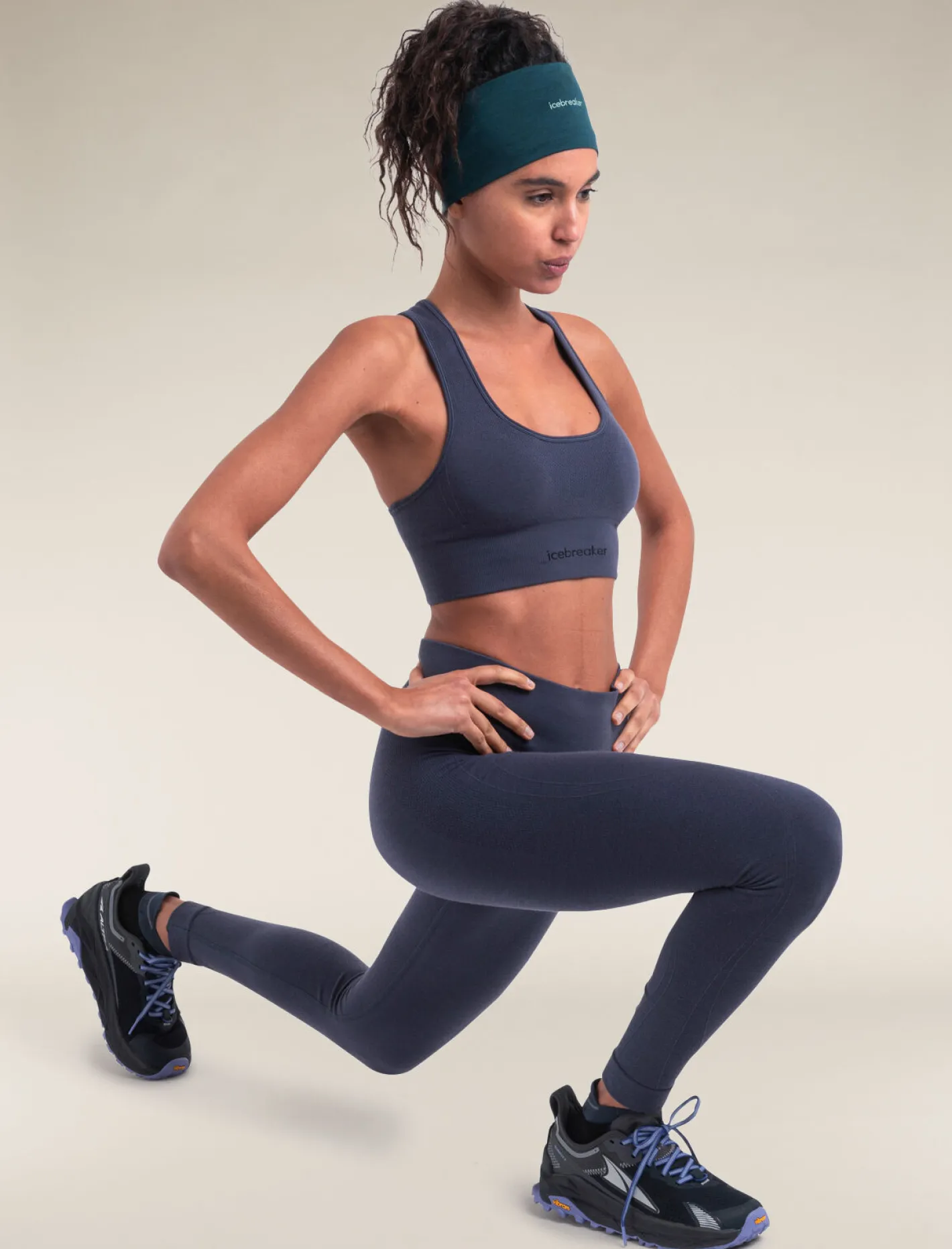 Icebreaker Bottoms^Women's Merino Blend 260 ZoneKnit™ Seamless 25 Graphite