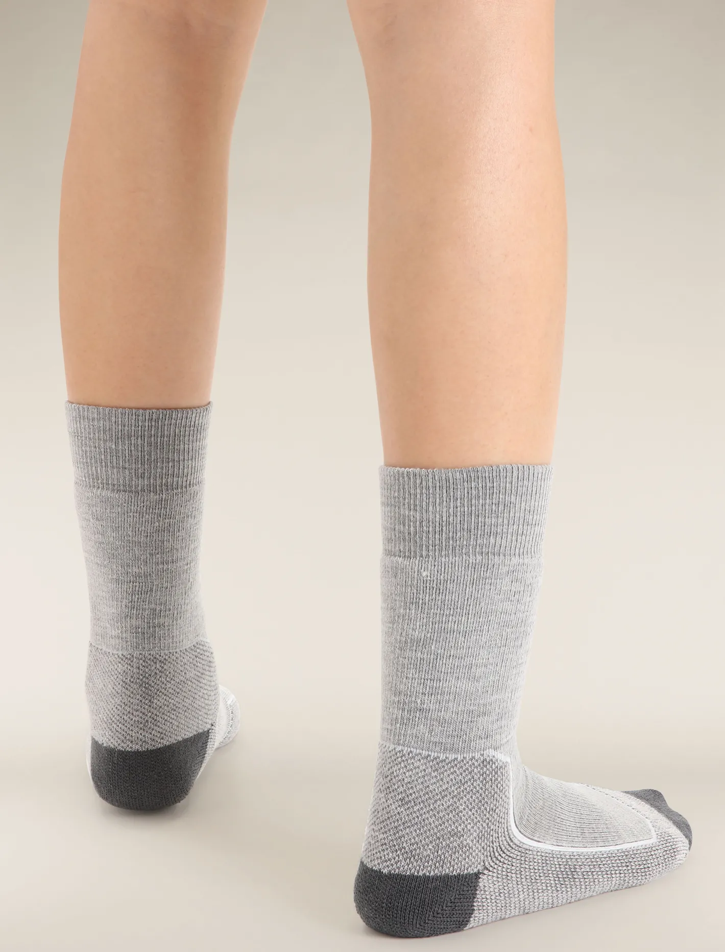 Icebreaker Socks^Women's Merino Hike+ Medium Crew Socks BlizzardHeather