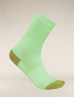 Icebreaker Socks^Women's Merino Lifestyle Fine Gauge Crew Socks Glass/Lichen