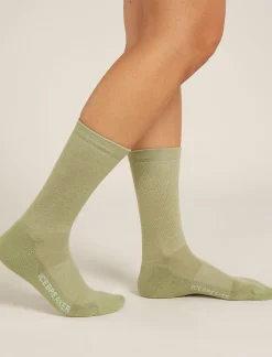 Icebreaker Socks^Women's Merino Lifestyle Light Crew Socks Lichen/Glass