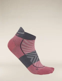 Icebreaker Socks^Women's Merino Run+ Ultralight Micro Socks Deco/Graphite