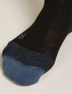 Icebreaker Socks^Women's Merino Ski+ Light Over The Calf Socks Black/Dawn