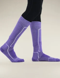 Icebreaker Socks^Women's Merino Ski+ Medium Over the Calf Socks Magic/Snow