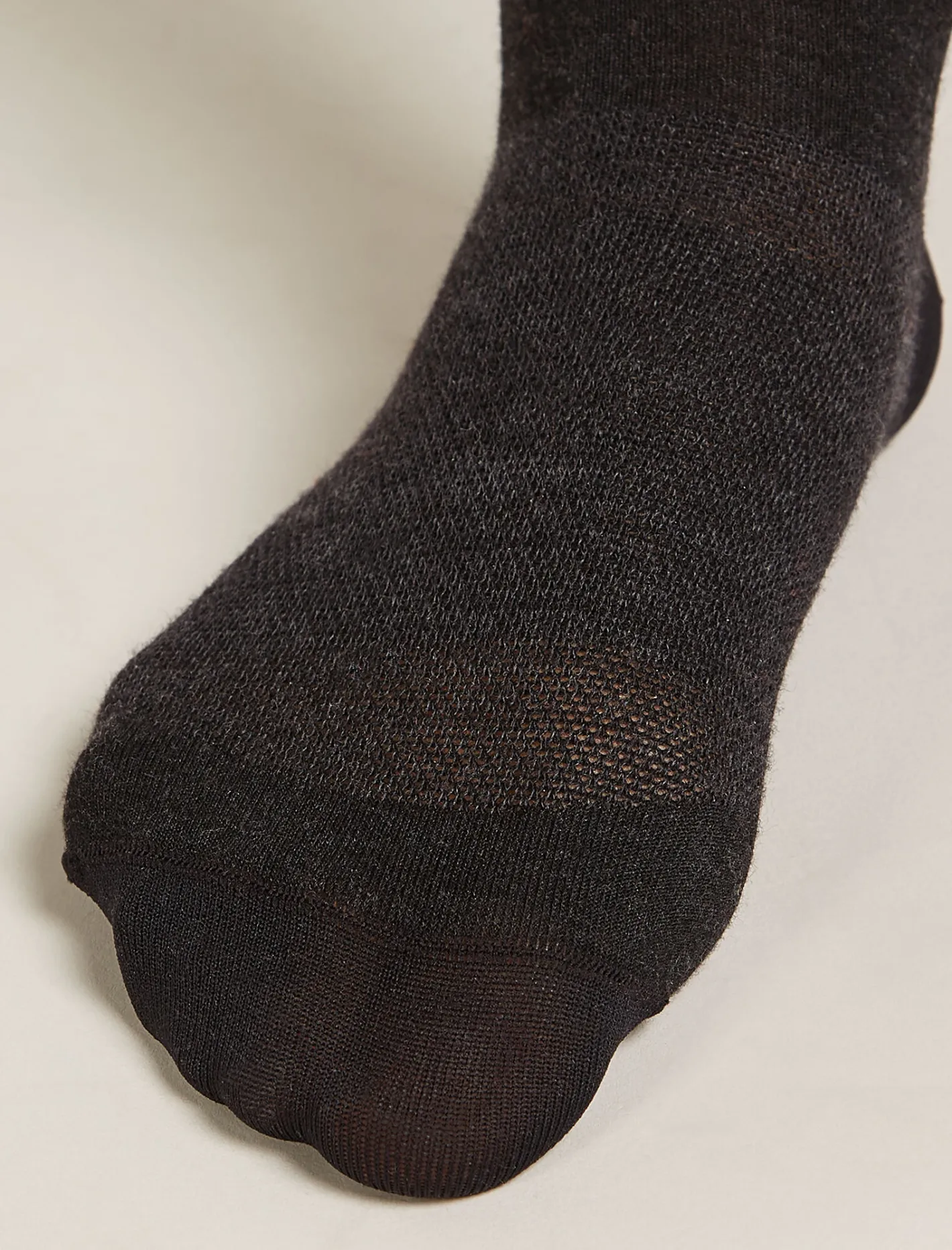 Icebreaker Socks^Women's Merino Snow Liner Over The Calf Socks Black/Ether