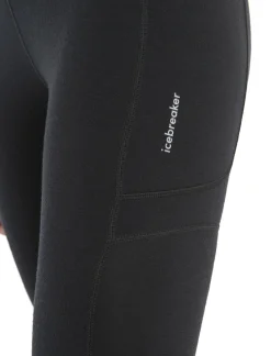 Icebreaker Bottoms^Women's Merino Speed Winter 25 Black
